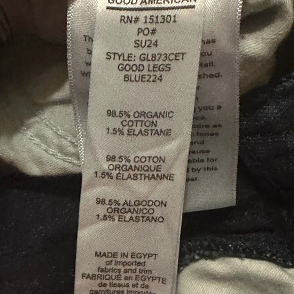 Good American Good Legs Skinny Jeans in Blue224 NWT - Picture 9 of 13